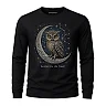 Zennovawear Mystic Owl Night Sky Graphic Long Sleeve — Boho Style
