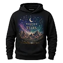 Zennovawear Star Wanderer Mountain Graphic Hoodie — Nature Lover Gift