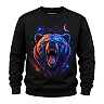 Zennovawear Cosmic Roar Geometric Bear Graphic Sweatshirt — Bold Streetwear