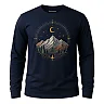 Zennovawear Crescent Mountain Graphic Long Sleeve — Boho Style