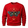 Zennovawear Mystic Moth Celestial Graphic Sweatshirt — Ethereal Art Style