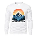Zennovawear Adventure Sunrise Graphic Men Long Sleeve — Nature Lover Gift