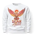 Zennovawear Fiery Eagle Graphic Sweatshirt — Adventure-Seeker's Style