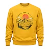 Zennovawear Serenity Peaks Mountain Graphic Men Sweatshirt — Nature Lover Gift