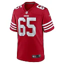 Zennovawear Aaron Banks 65 San Francisco 49ers Game Men Jersey - Scarlet