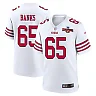 Zennovawear Aaron Banks 65 San Francisco 49ers NFC Champions Patch Game Men Jersey - White