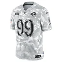 Zennovawear Aaron Donald 99 Los Angeles Rams 2024 Salute to Service Retired Player Limited Men Jersey - Arctic Camo