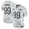 Zennovawear Aaron Donald 99 Los Angeles Rams 2024 Salute to Service Retired Player Limited Men Jersey - Arctic Camo