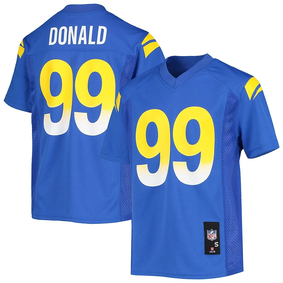 Zennovawear Aaron Donald 99 Los Angeles Rams YOUTH Jersey - Royal