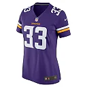 Zennovawear Aaron Jones 33 Minnesota Vikings Women's Game Jersey - Purple