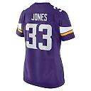 Zennovawear Aaron Jones 33 Minnesota Vikings Women's Game Jersey - Purple