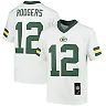 Zennovawear Aaron Rodgers 12 Green Bay Packers YOUTH Jersey - White