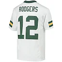 Zennovawear Aaron Rodgers 12 Green Bay Packers YOUTH Jersey - White