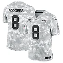Zennovawear Aaron Rodgers 8 New York Jets 2024 Salute to Service Limited Men Jersey - Arctic Camo