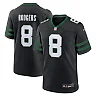 Zennovawear Aaron Rodgers 8 New York Jets Alternate Game Jersey - Men, Legacy Black