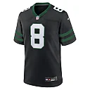 Zennovawear Aaron Rodgers 8 New York Jets Alternate Game Men Jersey - Legacy Black