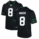 Zennovawear Aaron Rodgers 8 New York Jets Alternate Game YOUTH Jersey - Legacy Black