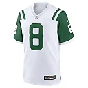 Zennovawear Aaron Rodgers 8 New York Jets Classic Alternate Game Men Jersey - White