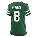 Zennovawear Aaron Rodgers 8 New York Jets Game Jersey - Women, Green