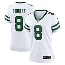 Zennovawear Aaron Rodgers 8 New York Jets Game Jersey - Women, White
