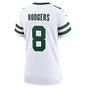 Zennovawear Aaron Rodgers 8 New York Jets Game Jersey - Women, White