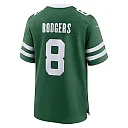 Zennovawear Aaron Rodgers 8 New York Jets Game Men Jersey - Legacy Green