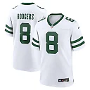 Zennovawear Aaron Rodgers 8 New York Jets Game Men Jersey - Legacy White