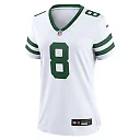 Zennovawear Aaron Rodgers 8 New York Jets Game Women Jersey - Legacy White