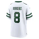 Zennovawear Aaron Rodgers 8 New York Jets Game YOUTH Jersey - Legacy White