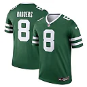 Zennovawear Aaron Rodgers 8 New York Jets Legend Jersey - Men, Legacy Green