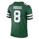 Zennovawear Aaron Rodgers 8 New York Jets Legend Jersey - Men, Legacy Green