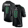 Zennovawear Aaron Rodgers 8 New York Jets Men Fashion Game Jersey - Black