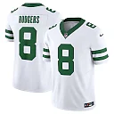 Zennovawear Aaron Rodgers 8 New York Jets Vapor F.U.S.E. Limited Jersey - Men, Legacy White