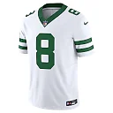 Zennovawear Aaron Rodgers 8 New York Jets Vapor F.U.S.E. Limited Jersey - Men, Legacy White