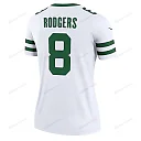 Zennovawear Aaron Rodgers 8 New York Jets Women Alternate Legend Jersey - Spotlight White