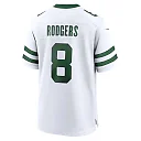 Zennovawear Aaron Rodgers 8 New York Jets Youth Game Jersey, Legacy White