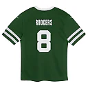 Zennovawear Aaron Rodgers 8 New York Jets Youth Game Jersey, Legacy Green