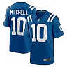 Zennovawear Adonai Mitchell 10 Indianapolis Colts Game Men Jersey - Royal