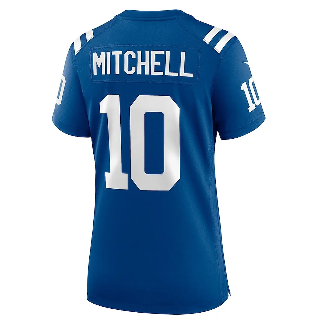 Zennovawear Adonai Mitchell 10 Indianapolis Colts Women's Game Jersey - Royal