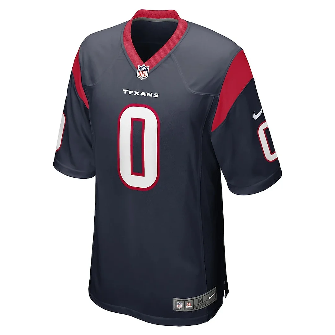 Zennovawear Adrian Amos 0 Houston Texans Game Men Jersey - Navy