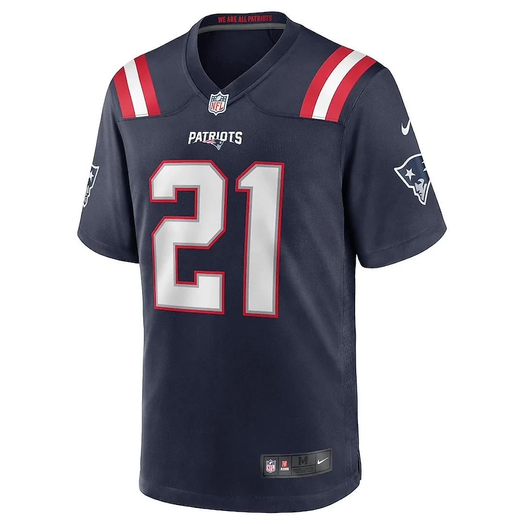 Zennovawear Adrian Phillips 21 New England Patriots Men Game Jersey - Navy