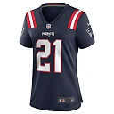 Zennovawear Adrian Phillips 21 New England Patriots Women Game Jersey - Navy