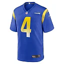 Zennovawear Ahkello Witherspoon 4 Los Angeles Rams Team Game Men Jersey - Royal
