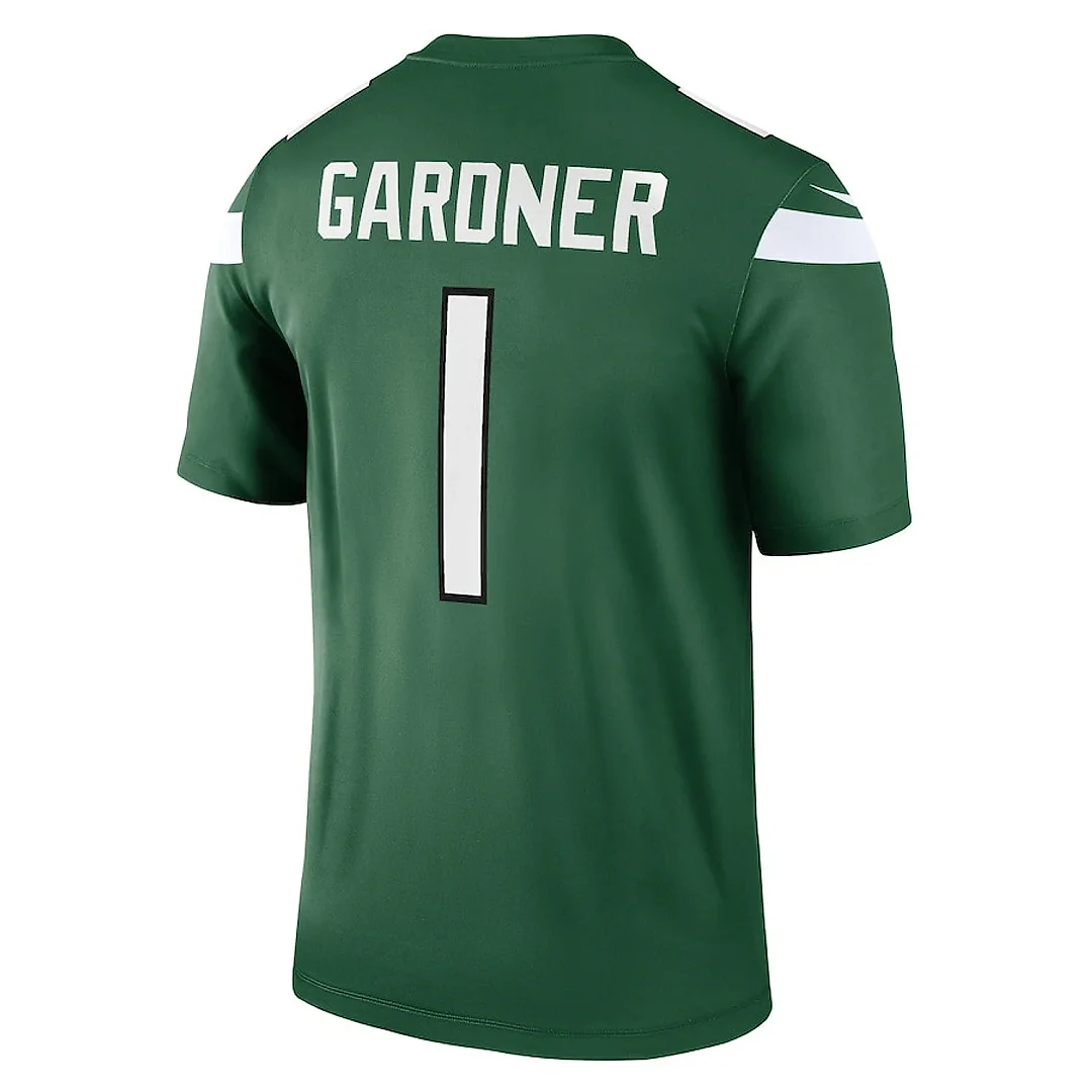Zennovawear Ahmad Gardner 1 New York Jets Men Legend Jersey - Green