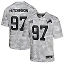 Zennovawear Aidan Hutchinson 97 Detroit Lions 2024 Salute to Service Game YOUTH Jersey - Arctic Camo