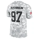 Zennovawear Aidan Hutchinson 97 Detroit Lions 2024 Salute to Service Limited Men Jersey - Arctic Camo