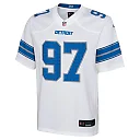 Zennovawear Aidan Hutchinson 97 Detroit Lions Player Game YOUTH Jersey - White