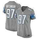 Zennovawear Aidan Hutchinson 97 Detroit Lions Women Game Jersey - Silver