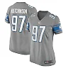 Zennovawear Aidan Hutchinson 97 Detroit Lions Women Game Jersey - Silver