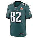 Zennovawear Ainias Smith 82 Philadelphia Eagles Super Bowl LIX YOUTH Jersey - Midnight Green